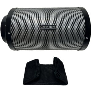 Growbox Filter 150 mm 682 m³/h mit rc412 Premiumkohle