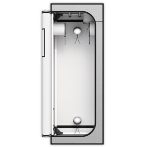 Indoor Pflanzenzelt für 1-2 Pflanzen in Anthrazit mit White PE Innenbeschichtung wie Homebox