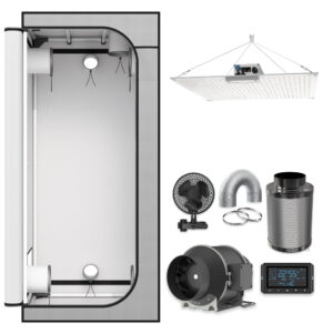 Premium Effizienz Growbox Komplettset 200W LM301B mit EC-Lüfter – robust & effizient